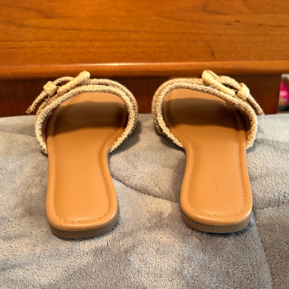 Universal Thread Raffia Sandals - image 4